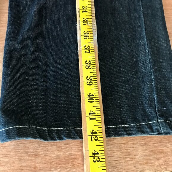 Ecko Unltd 72+ Loose Jeans Men 38 Black High Rise Stretch Skater Grunge 18003 - Picture 7 of 12